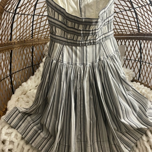 Bryon Lars Beauty Mark striped dress sz 4 - Picture 7 of 16